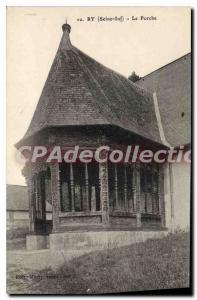 Postcard Old Ry Seine Inf Porch