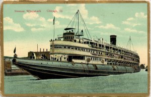 IL - Chicago. Whaleback Steamer
