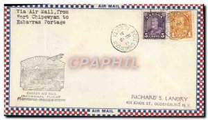 Letter Canada 1st Flight to Fort Chipewyan Portage Embarrassment 18 December 31