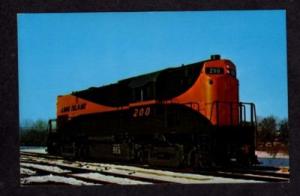 NY Long Island Train Railroad NEW YORK Postcard RR PC