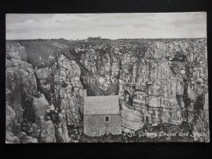 Pembrokeshire ST GOVANS CHAPEL & STEPS St. Govan's Head c1906 by Frith 32819