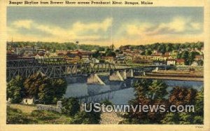 Brewer Shore, Penobscot River in Bangor, Maine