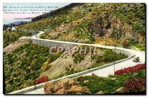 Old Postcard Corniche Road of Nice has Menton Eze and La Turbie