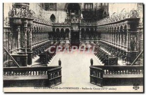 Old Postcard Saint Bertrand de Comminges Choir Stalls