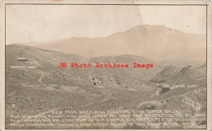 NV, Contact, Nevada, RPPC, Queen of the Hills Mine View Down Copper Gulch,Martin