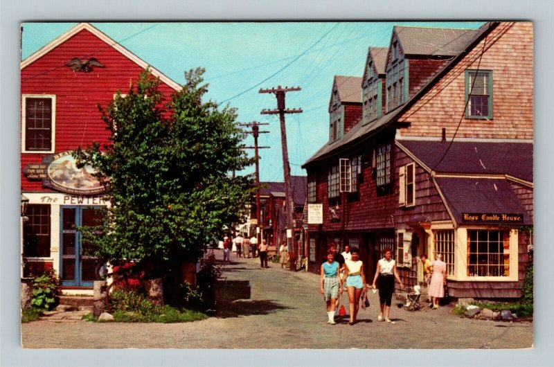 Bear Skin Neck, A Paradise For Artists, Rockport Massachusetts Vintage Postcard 