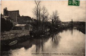CPA NOGENT-le-ROTROU - L'Husine au Pont de Bois - cote aval (385698)