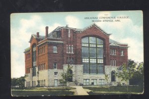 SILOAM SPRINGS ARKANSAS CONFERENCE COLLEGE BUILDING VINTAGE POSTCARD 1909