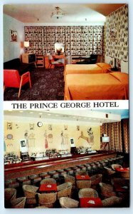 TORONTO, Ontario Canada~Roadside PRINCE GEORGE HOTEL Pyramid Room 1950s Postcard