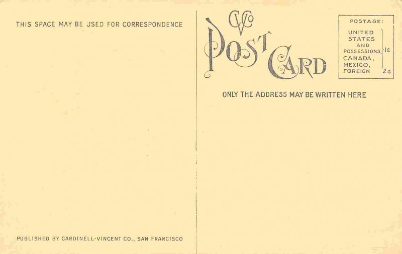 YMCA Building Berkeley California 1910c postcard