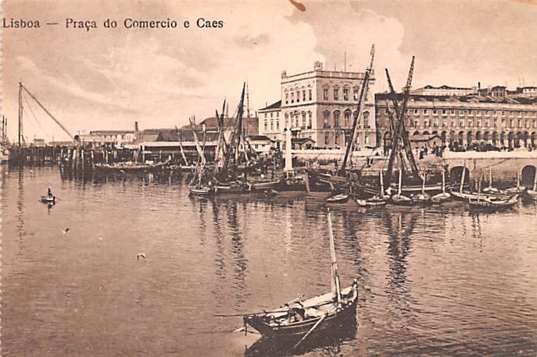 Praca do Comercio e Caes Lisboa Unused 