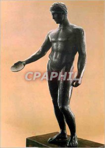 Modern Postcard Toulouse Musee Saint Raymond Bronze Ephebe making a libation ...