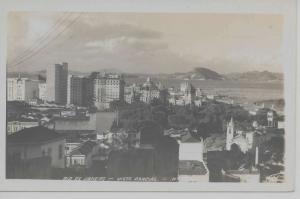 Rio De Janeiro Brazil panoramic birds eye view part of city real photo pc Z24019