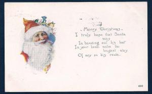 Merry Christmas & Santa Claus used c1923