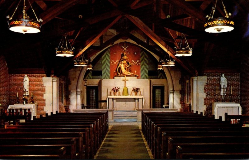 Ohio Lockbourne St Joseph Cemetery Our Mother Of Sorrows Chapel Interior