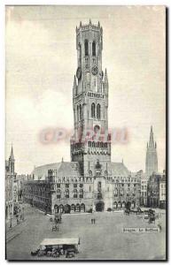 Old Postcard Bruges The Belfry