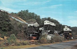 Mining Industry   COAL RAILROAD TRANSFER STATION     c1950's Chrome Postcard