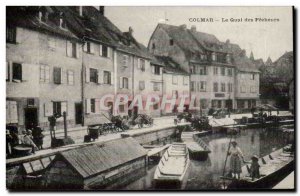 Colmar Old Postcard The wharf des Pecheurs