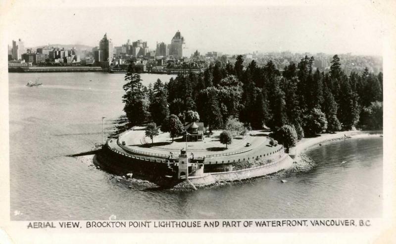 Canada - British Columbia, Vancouver. Brockton Point Lighthouse, Waterfront  ...