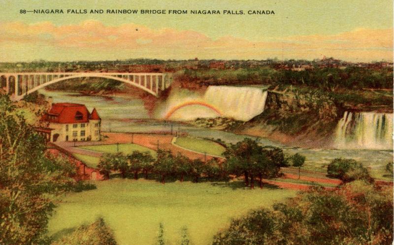 Canada - Ontario, Niagara Falls, Rainbow Bridge, Rainbow 