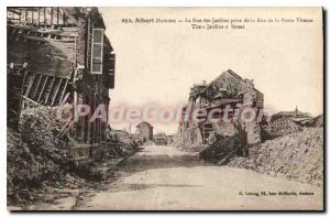Old Postcard The Albert Street Garden Jack La Rue De La Petite Speed