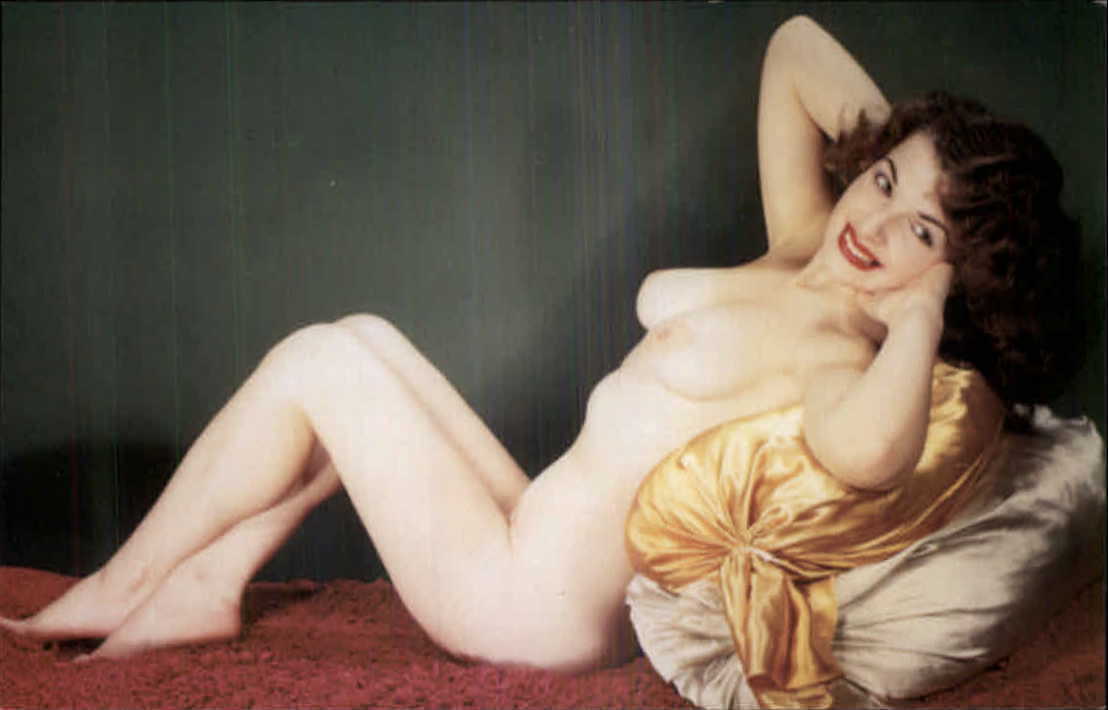 Nude Woman Classic 1950s Pin-up #236 - Modern Standard Postcard