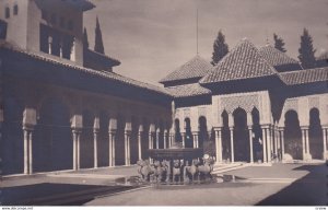 RP; GRANADA, Andalucia, Spain, 1930s; Granada Alhambra-Patio De Los Leones