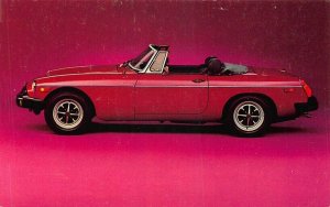 MGB Red Sports Car Convertible Postcard