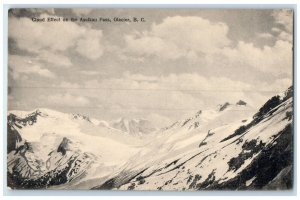 c1910 Cloud Effect on the Asulkan Pass Glacier BC Canada Unposted Postcard