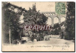 Old Postcard The Arrival in Roquefavour