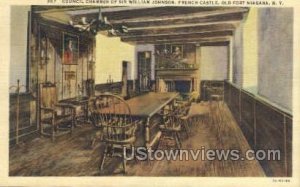 Council Chamber, Sir William Johnson in Old Fort Niagara, New York