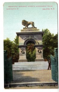 Lion, Sebastopol Monument, Opposite Government House, Halifax, Nova Scotia