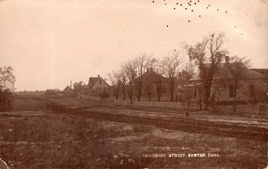 Kansas Sawyer Residence Street Sceene 1915 Real Photo