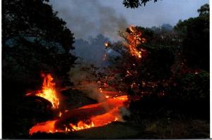 Hawaii Flowing Lava 1998