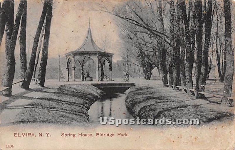 Spring House, Eldridge Park - Elmira, New York