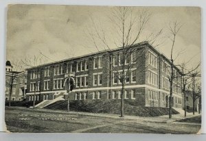 PA West Chester Penna New High School Building 1909 to Chamberburg Postcard Q10