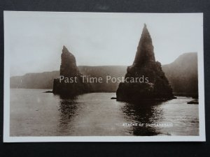 Scotland CAITHNESS The Stacks of Duncansby - Old RP Postcard