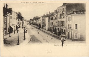 CPA RAMBERVILLERS - Rue carnot & avenue felix faure (154509)