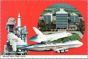 Postcard AL Huntsville - Marshall Space Flight Center - multiview