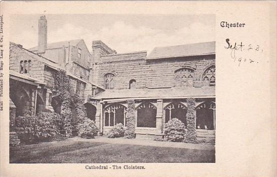 England Chester Cathedral The Cloisters