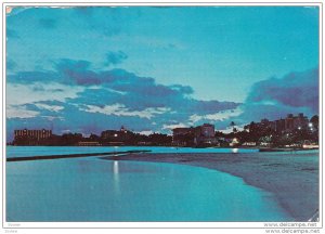 Beach Shore at Dawn, HONOLULU, Hawaii, 50-70´s