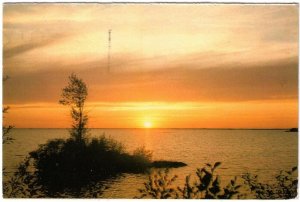 Sailor's Sunset, Canada, Vintage 1988 Chrome Postcard