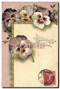 Old Postcard Fantasy Flowers