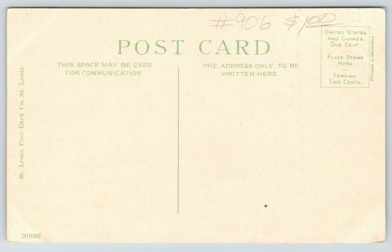 St Louis Missouri~Jefferson Barracks Army Post~Wooden Path~c1910 Postcard