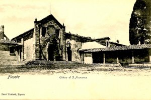 Italy - Fiesole. Church of St. Francesco