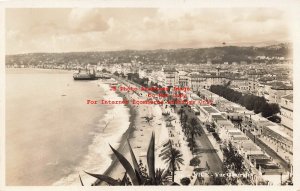 France, Nice, RPPC, Aerial View Of The City, Photo
