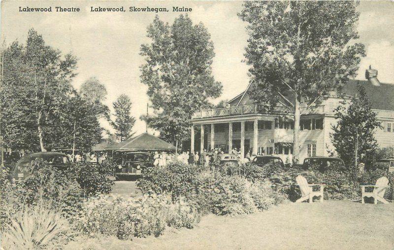 Albertype Lakewood Theater Skowhegan Maine 1930s RPPC Photo Postcard 13064