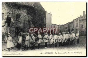 REPRO Auvergne Local Fete cuckolds has sauxillanges Folklore