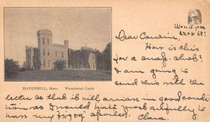 Haverhill Massachusetts Winnekenni Castle Exterior Antique Postcard K23104