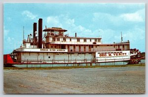 Transportation: Ship~Keokuk Iowa~The Towboat George M Verity~Vintage Postcard